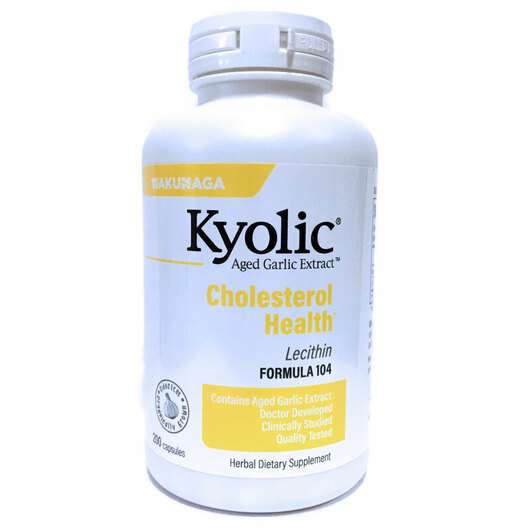 Основне фото товара Kyolic, Сholesterol Health Formula 104, Підтримка рівню холест...