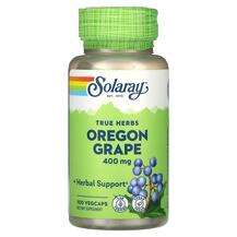 Solaray, True Herbs Oregon Grape 400 mg, Орегонський виноград,...