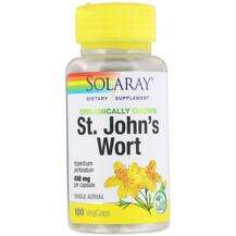 Solaray, Зверобой 450 мг, Organically Grown St. John's Wort 45...
