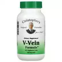 V-Vein Formula 500 mg, Засоби профілактики варікозу, 100 капсул