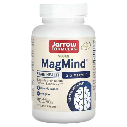 Основне фото товара Jarrow Formulas, MagMind, Магній 144 мг, 90 капсул