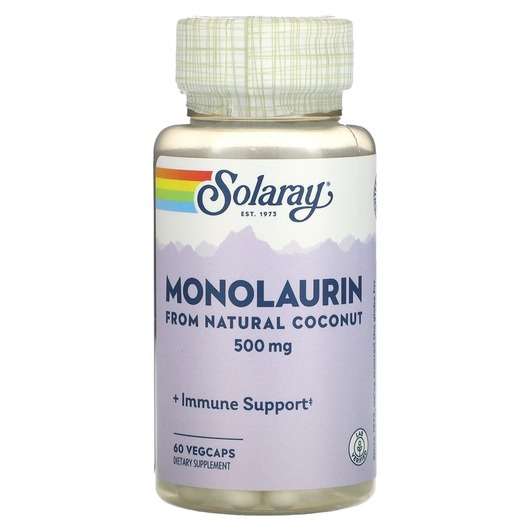 Monolaurin 500 mg, 60 Veggie Caps