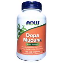 Now, Dopa Mucuna, Підтримка рівню дофаміну, 180 капсул
