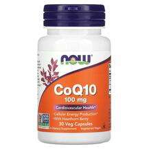 Now, Коэнзим Q10, CoQ10 100 mg, 30 капсул