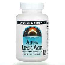 Source Naturals, Alpha Lipoic Acid 600 mg, Альфа-ліпоєва кисло...