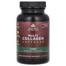 Ancient Nutrition, Multi Collagen Advanced Lean, Колаген, 90 к...