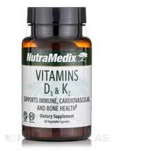 NutraMedix, Vitamin D3 & K2, Вітамін D3, 60 капсул