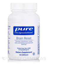 Pure Encapsulations, Поддержка мозга, Brain Reset, 60 капсул