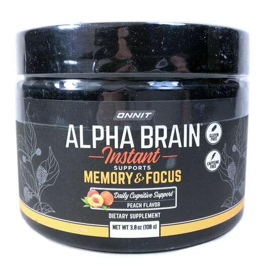 Alpha Brain Instant, Увага і Пам'ять в порошку, 108 г