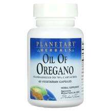 Planetary Herbals, Oil of Oregano, 60 Vegetarian Capsules