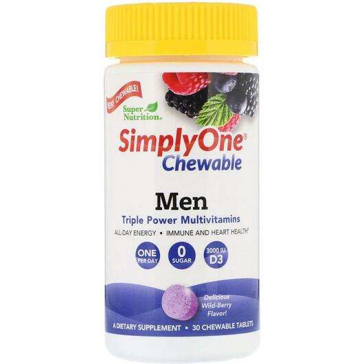 Основное фото товара Мультивитамины для мужчин, SimplyOne Men Triple Power Multivit...