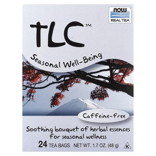Основное фото товара Органический чай, Real Tea TLC Caffeine Free 24 Tea Bags 1, 48 г
