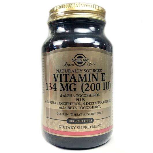 Naturally Vitamin E 134 mg, Вітамін Е, 100 капсул