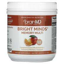 BrainMD, Мультивитамины, Bright Minds Memory Multi Orange Mang...