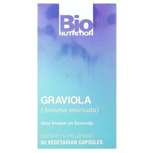 Основне фото товара Bio Nutrition, Graviola, Гравіола, 60 капсул