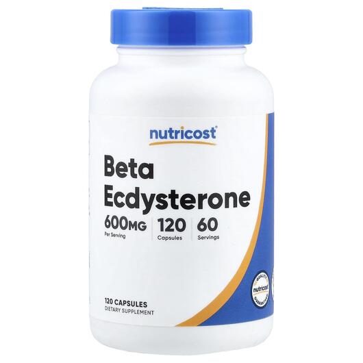 Основне фото товара Nutricost, Beta Ecdysterone, Адаптоген, 120 капсул