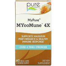 Pure Essence, MyPure MYcoMune 4X, Гриби, 60 капсул