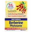 Фото товару Enzymedica, Berberine Phytosome, Берберин, 60 капсул