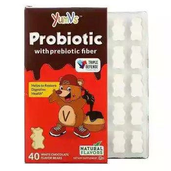 Замовити Пробиотик + Пребиотическое волокно Yum-V белого шоколада 40 ме...