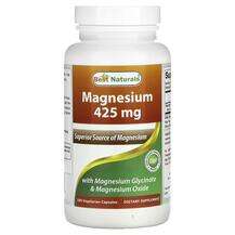 Best Naturals, Magnesium 425 mg, 180 Vegetarian Capsules