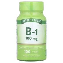Vitamin B-1 100 mg Витамин B1 Тиамин Nature's Truth