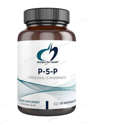 Основне фото товара Designs for Health, P-5-P, Піридоксал-5-фосфат, 120 капсул