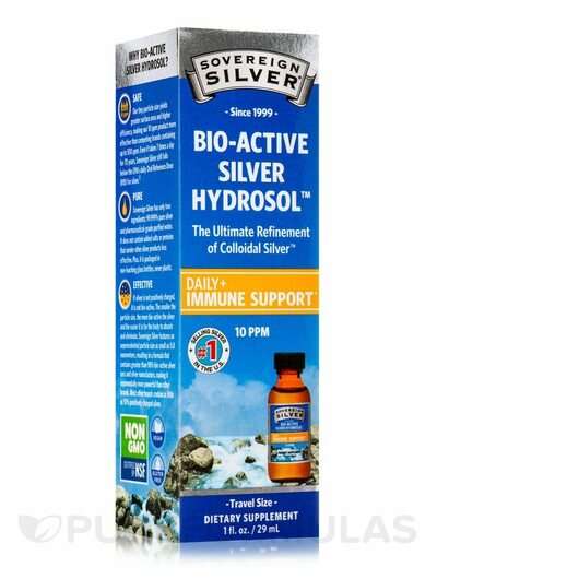 Основне фото товара Bio-Active Silver Hydrosol 10 ppm Immune Support, Срібло, 29 m...