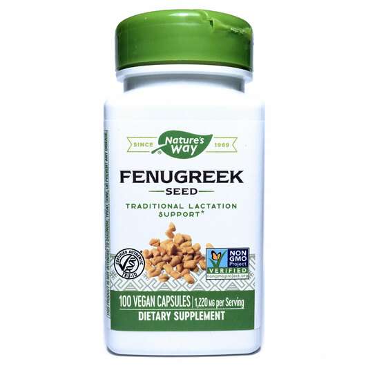 Fenugreek Seed, Пажитник 610 мг, 100 капсул
