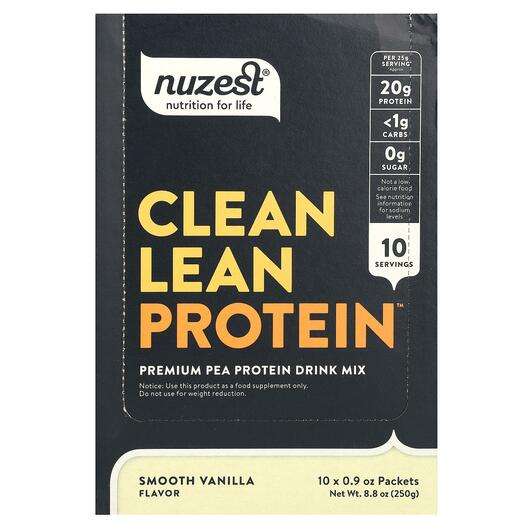 Основное фото товара Nuzest, Гороховый Протеин, Clean Lean Protein Smooth Vanilla 1...