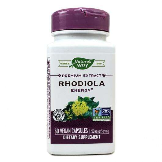 Rhodiola Standardized, Родіола, 60 капсул