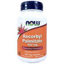 Now, Аскорбил Пальмитат 500 мг, Ascorbyl Palmitate 500 mg, 100...