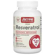 Jarrow Formulas, Ресвератрол 100 мг, Resveratrol 100 mg, 120 к...