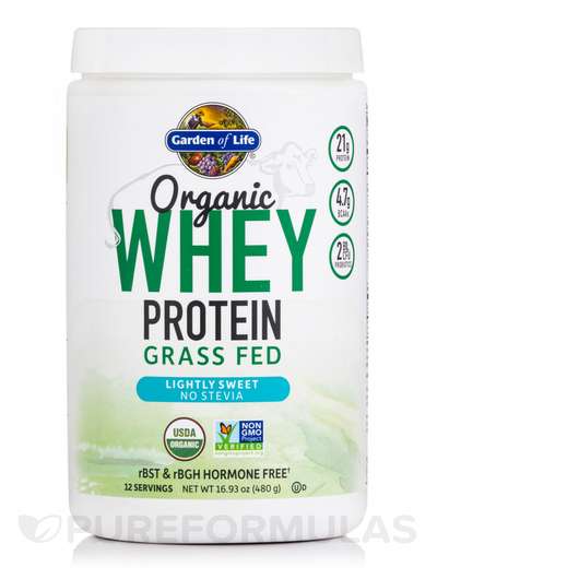 Фото товару Organic Whey Protein Grass Fed Lightly Sweet No Stevia