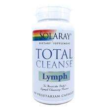 Solaray, Total Cleanse Lymph, Очищення лімфи, 60 капсул