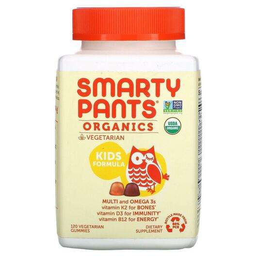 Основное фото товара SmartyPants, Мультивитамины, Organics Kids Complete, 120 Veget...