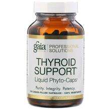 Gaia Herbs, Thyroid Support Liquid Phyto-Caps, Підтримка щитов...