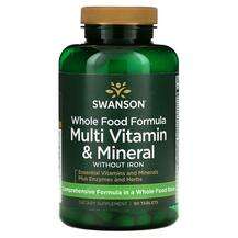Swanson, Whole Food Formula Multi Vitamin & Mineral, 90 Ta...