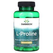 Swanson, L-Proline 500 mg, L-Пролін, 100 капсул