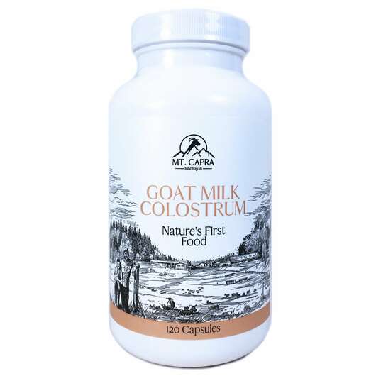 Goat Milk Colostrum, Колострум з козячого молока, 120 капсул
