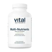 Vital Nutrients, Multi-Nutrients with Iron and Iodine, Йод, 18...