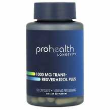 ProHealth Longevity, Trans-Resveratrol 1000 mg, Ресвератрол, 6...