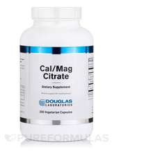 Douglas Laboratories, Кальций Магний, Cal/Mag Citrate, 250 капсул