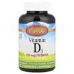 Фото товара Carlson, Витамин D3, Vitamin D3 10000 IU 250 mcg, 360 капсул