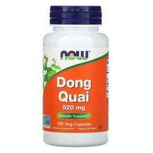 Now, Dong Quai, Дягиль 520 мг, 100 капсул