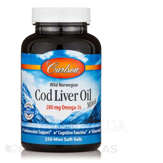 Фото товару Cod Liver Oil Minis 250 mg