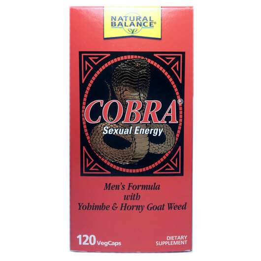Основне фото товара Natural Balance, Cobra Sexual Energy, Кобра Сексуальна Енергія...
