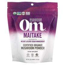 Om Mushrooms, Maitake Certified Organic Mushroom Powder, 200 g