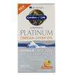 Фото товара Омега 3, Platinum Omega-3 Fish Oil Orange Flavor, 60 капсул