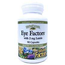 Natural Factors, Лютеин 2 мг, Eye Factors, 90 капсул