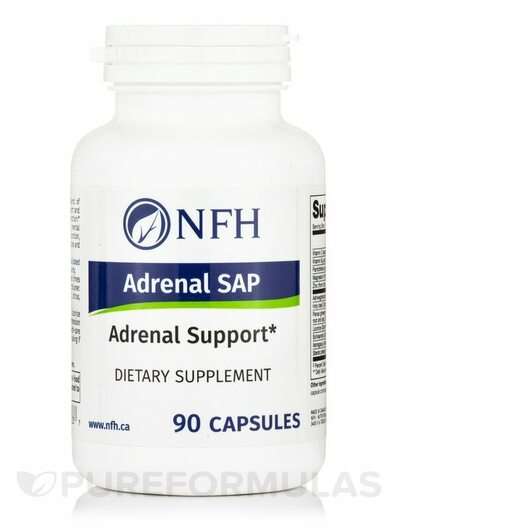Основне фото товара NFH, Adrenal SAP, Підтримка наднирників, 90 капсул